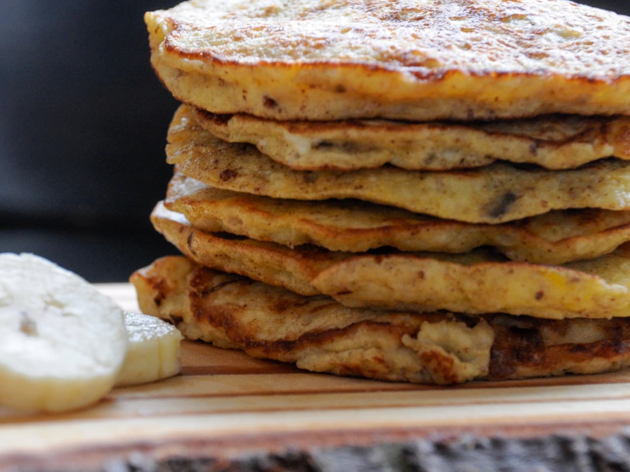 Tortitas de plátano saludables