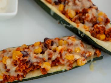 Courgettes met een Mexicaans tintje