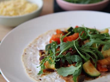 Wraps met heeeel veel groente