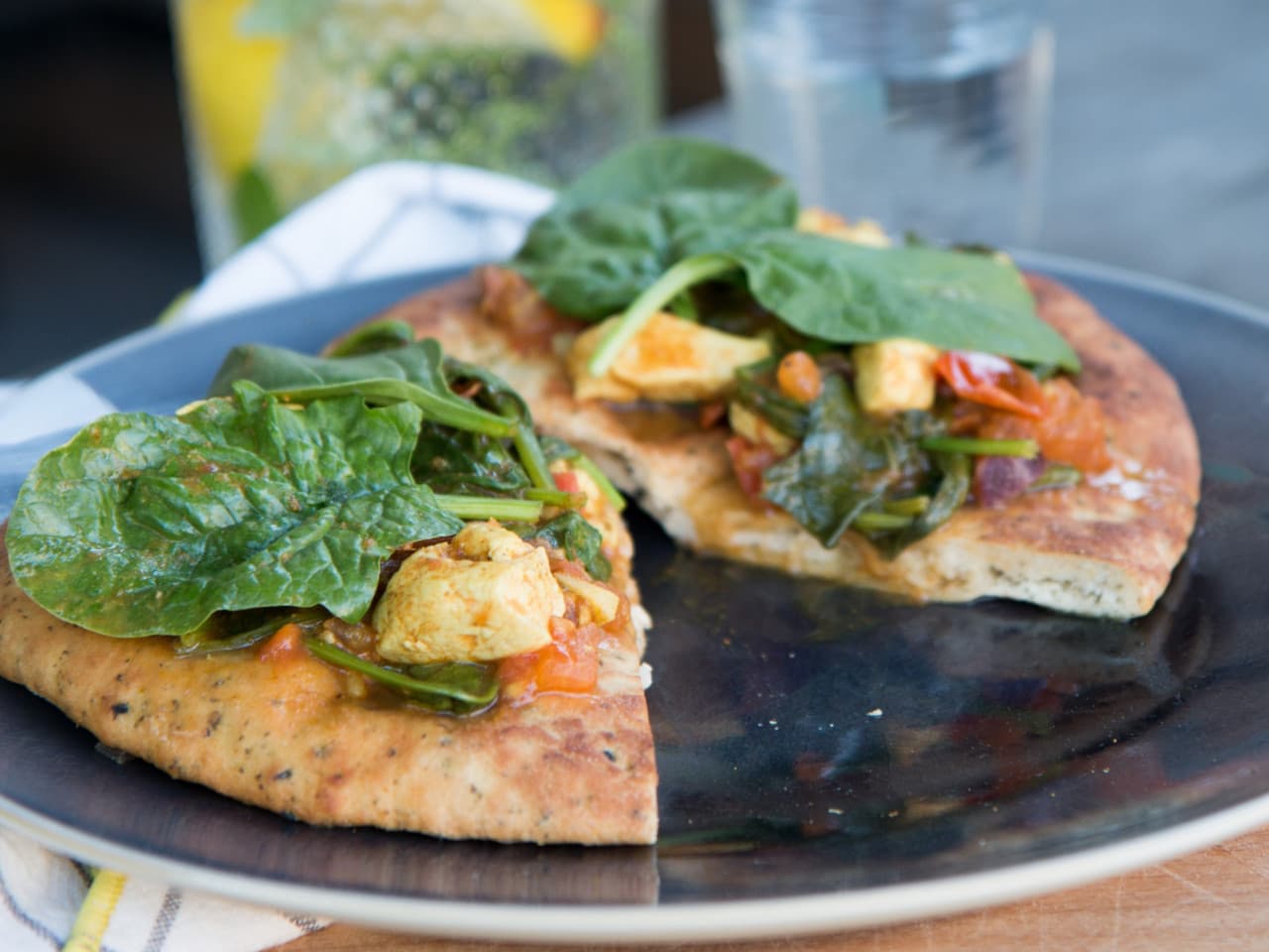 Fast, richly baked naanbreads