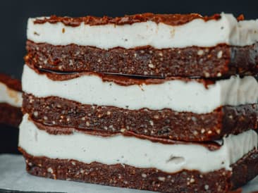 Easy Vegan karamel bars