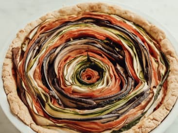 Vegan savory vegetable pie