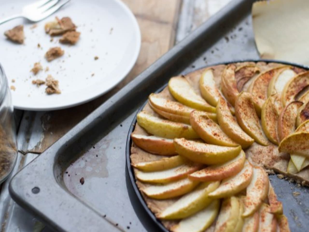 Tarte aux pommes végétalienne savoureuse et facile