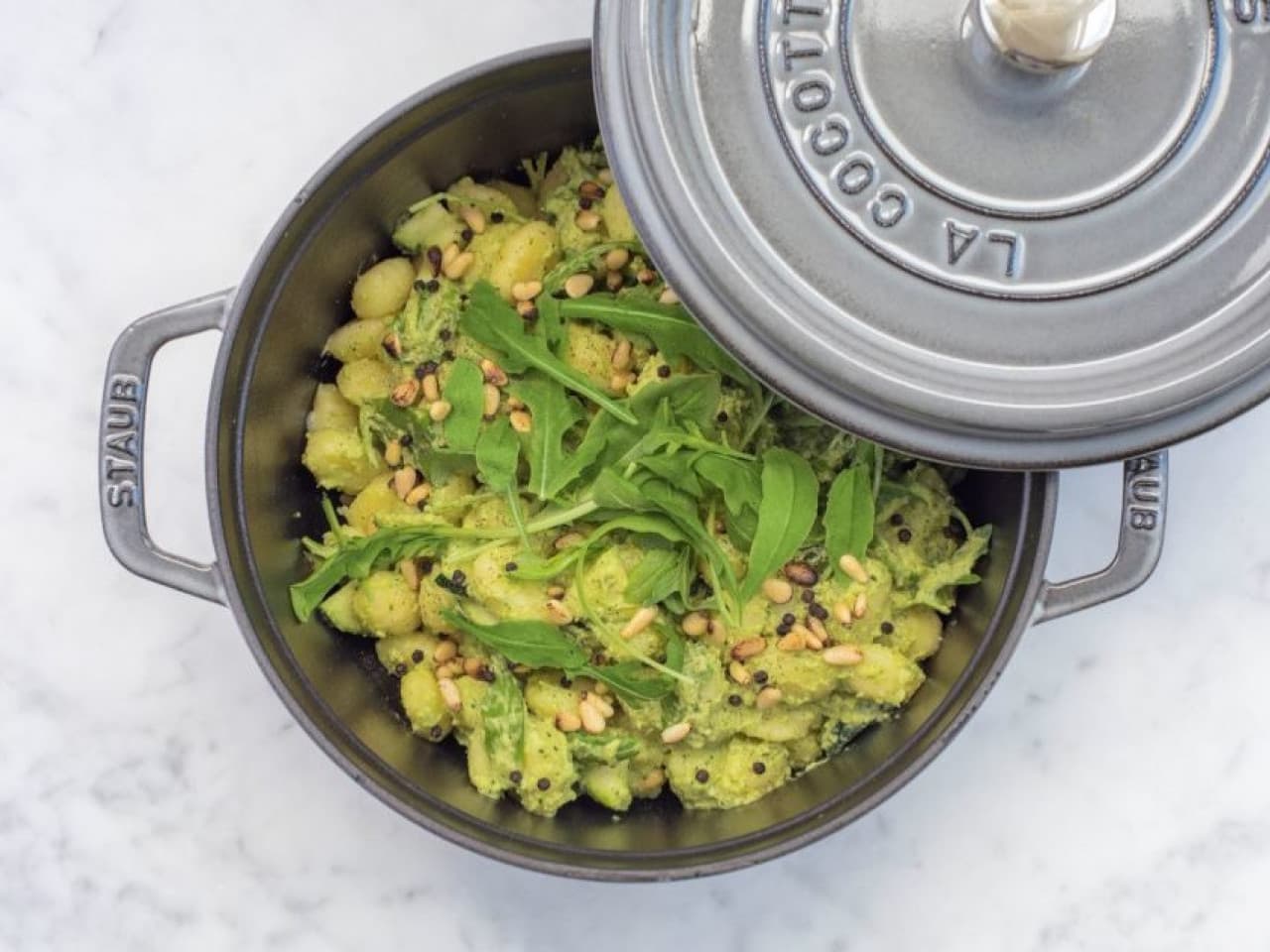 Gnocchi with vegan pesto