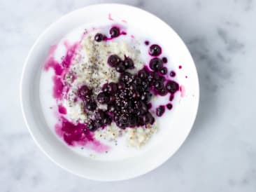 Havermout en chia porridge