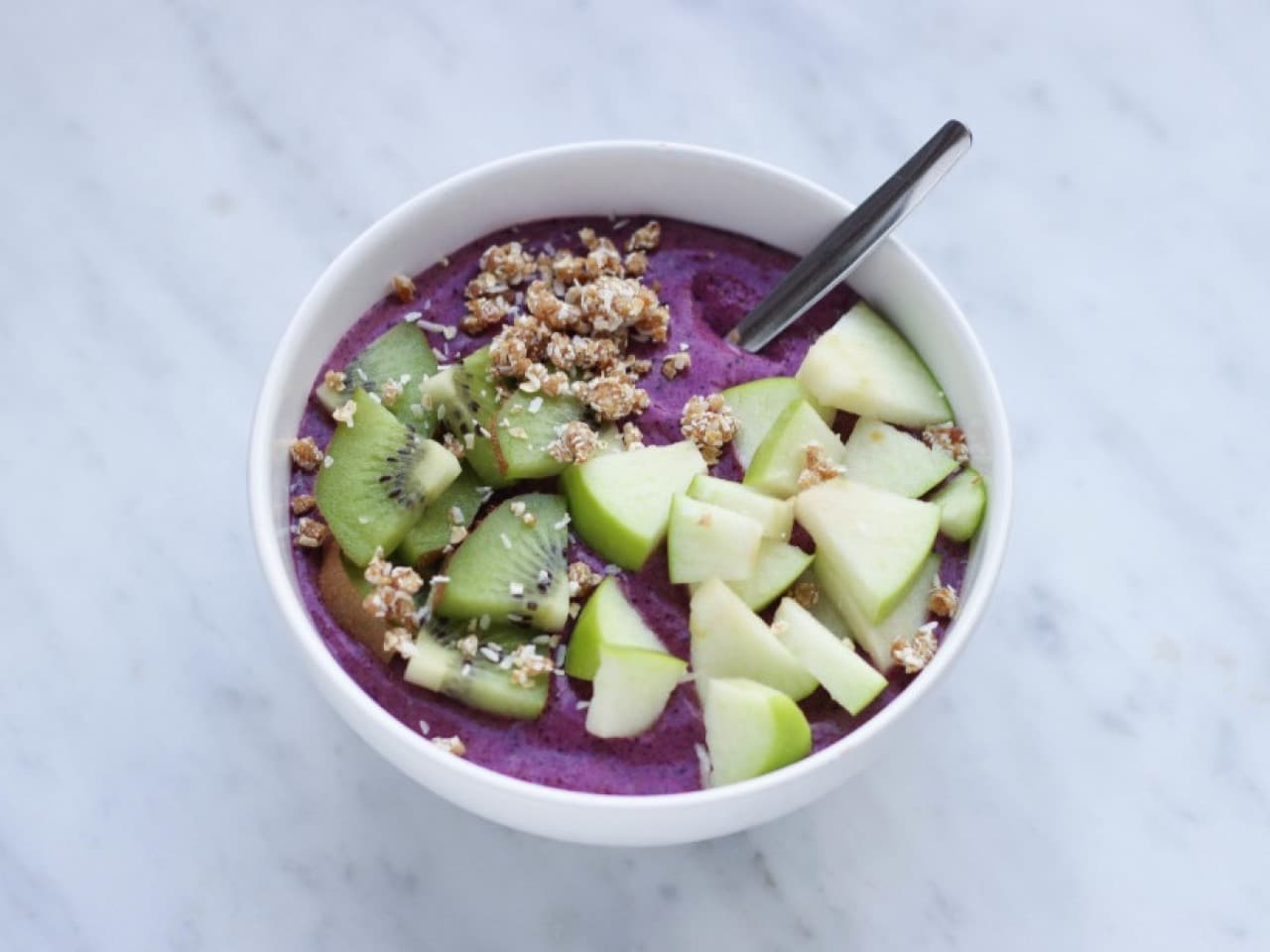 Healthy buckwheat porridge with berries
