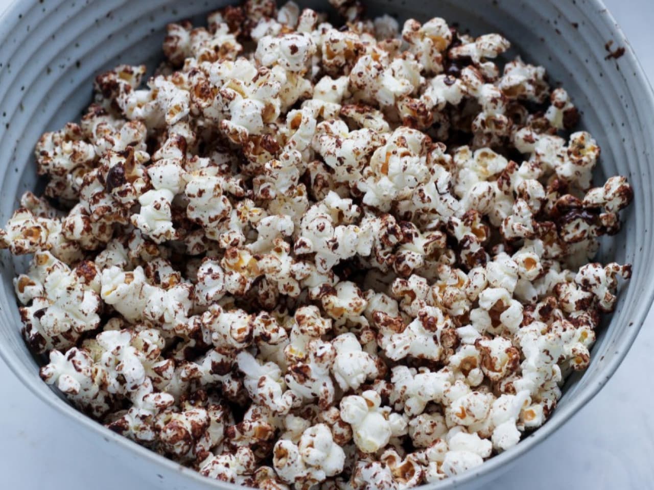 Chocolade popcorn maken