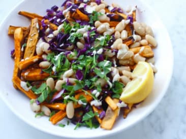 Zoete aardappel salade
