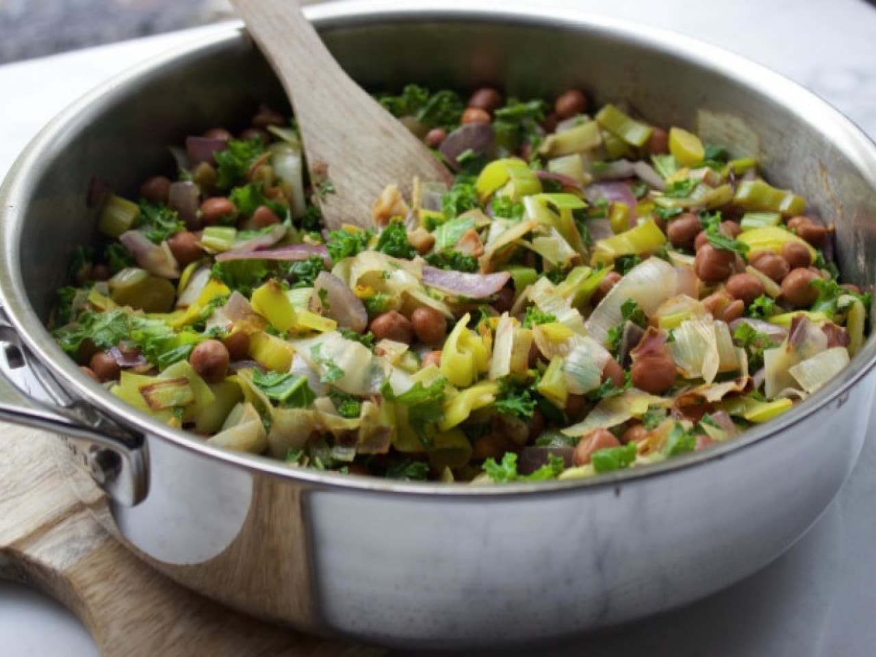Vegan capuchins with bacon