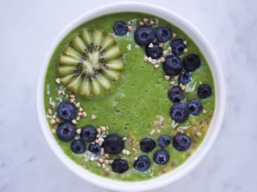 Green protein power smoothie