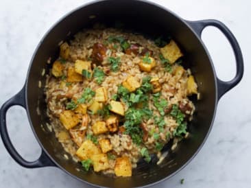 Pompoen risotto