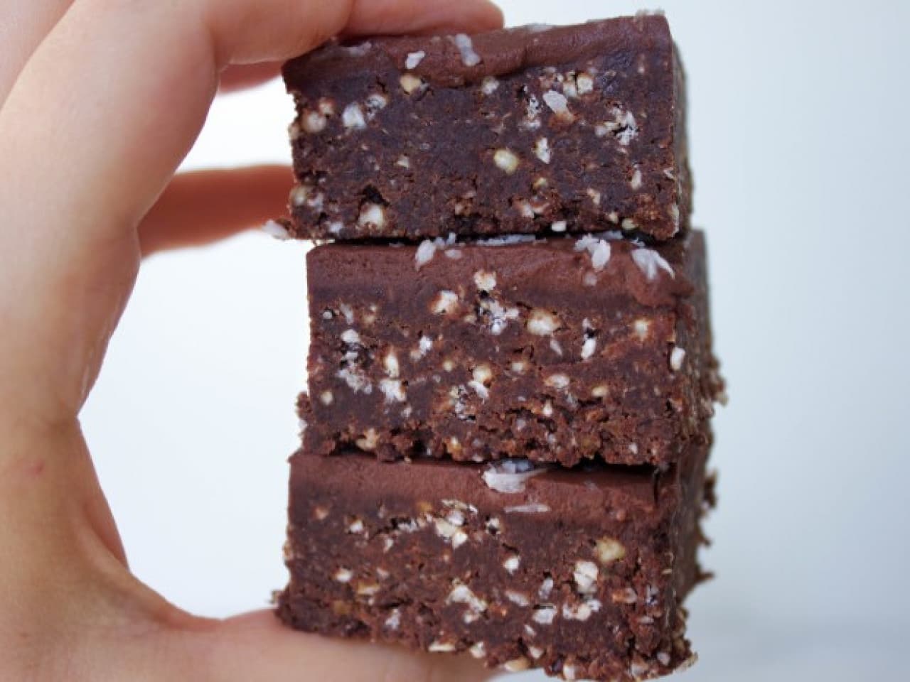 Easy vegan brownies with buckwheat