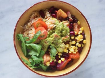 Vegan burrito bowl