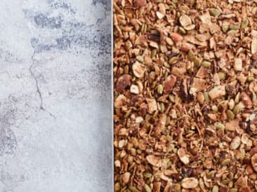 Granola de pan de jengibre