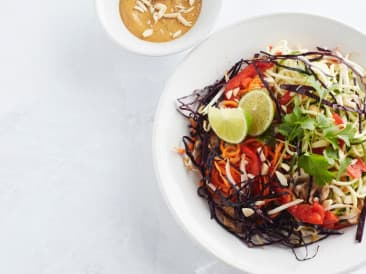 Pad Thai con fideos de calabacín