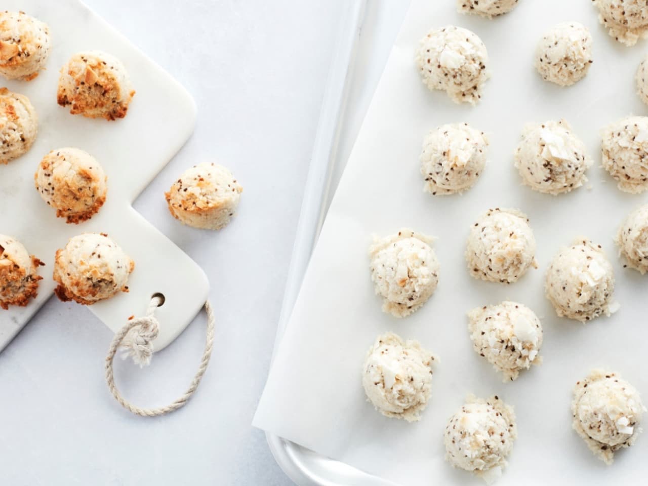 Coconut rocks, baked or raw