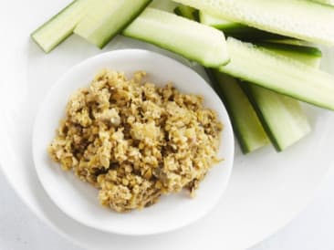 Tapenade de aceituna verde con alcaparras