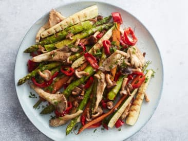 Plato de verduras a la parrilla