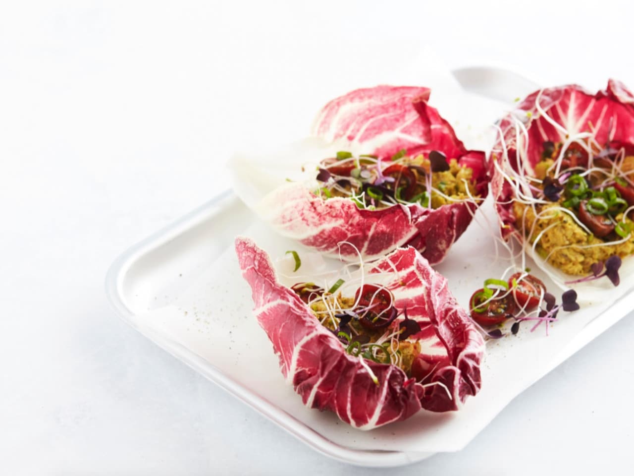 Brain power wraps with mackerel salad