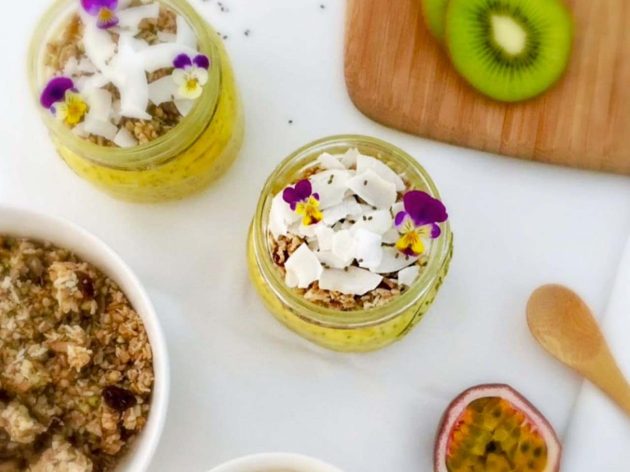 Pudding à la mangue et au chia