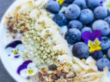 Calentar avena con canela