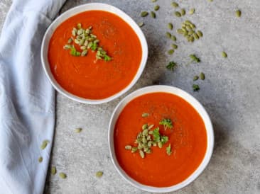 Roasted paprika soup