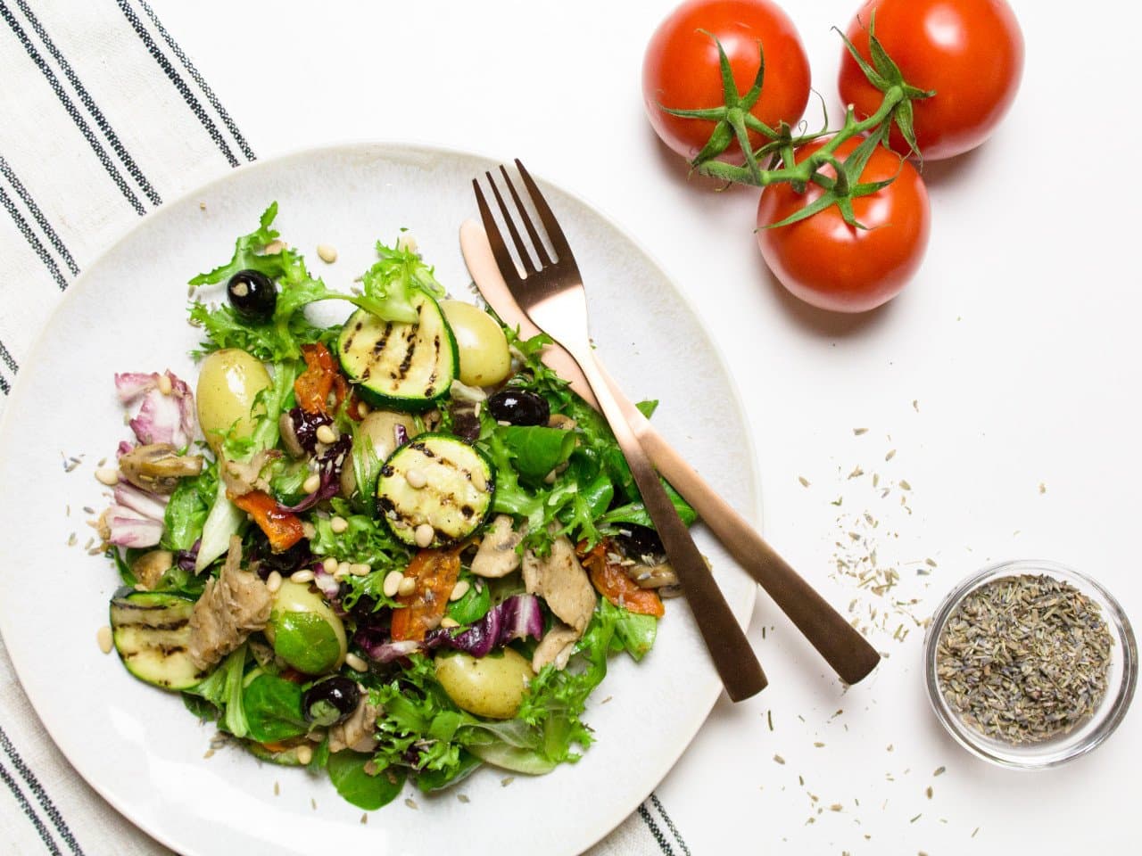 Ensalada de comida provenzal