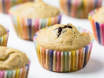 Appelmuffins met anijs, chocola en zwarte peper