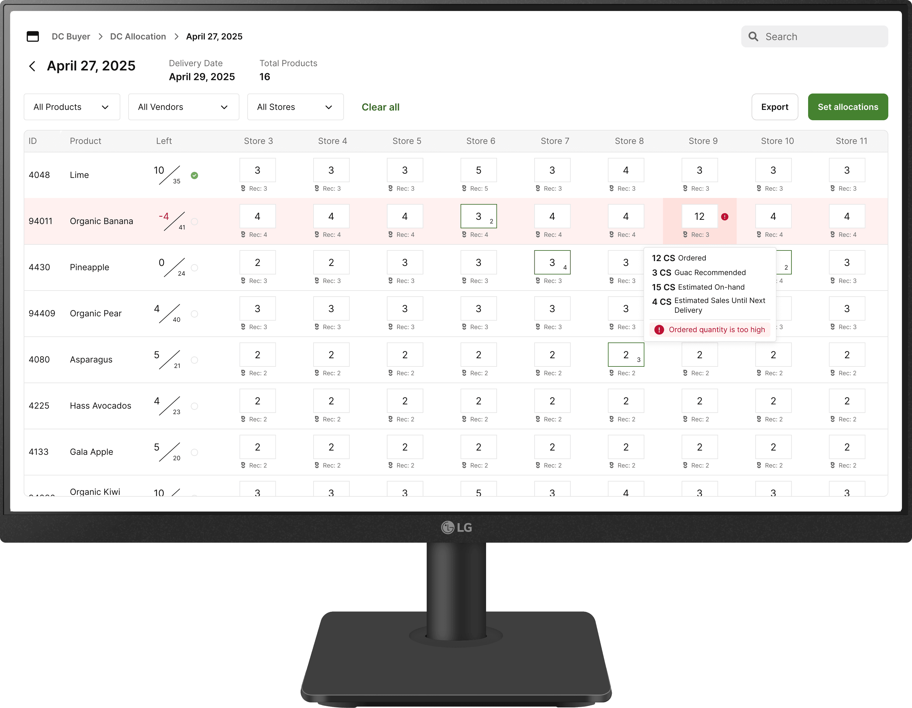 Full configuration at your finger tips