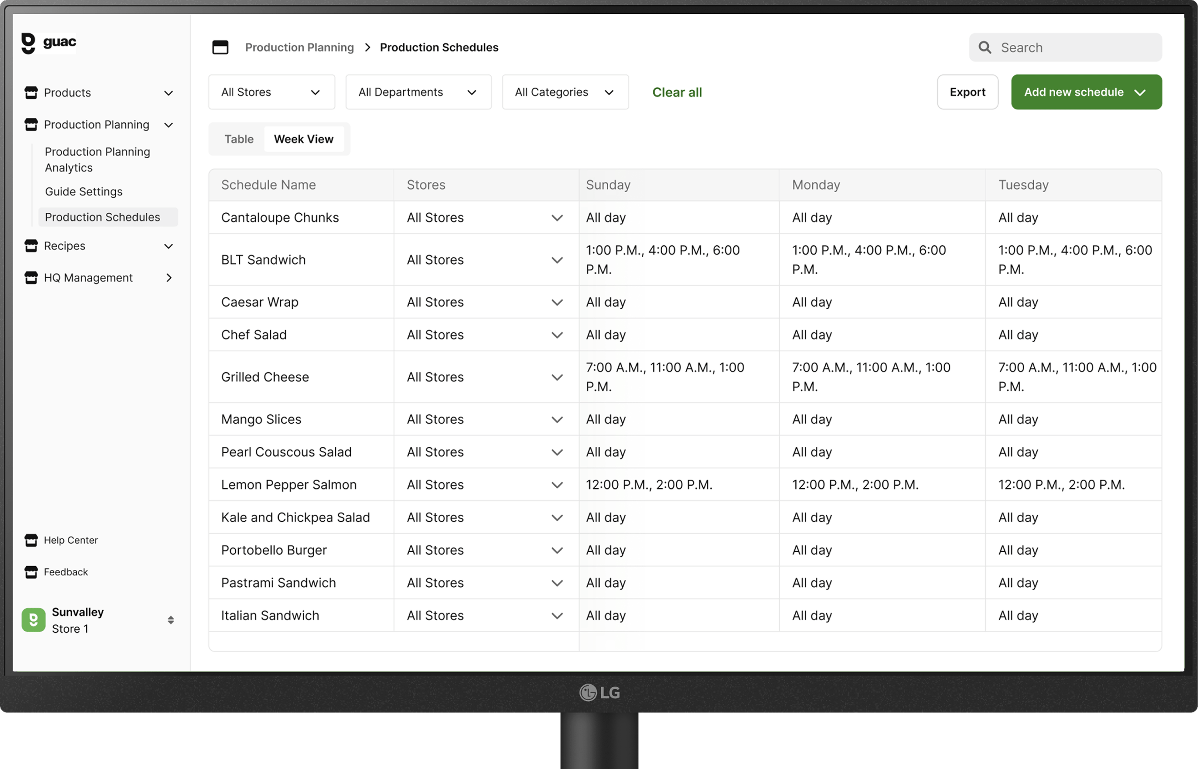 Full configuration at your finger tips