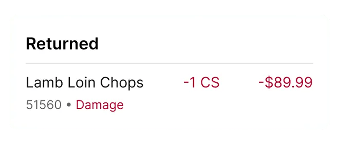 DSD Receiving & Returns