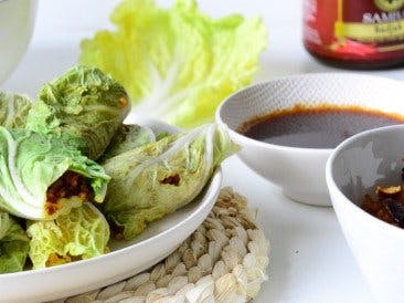 Asian Cabbage Dolmas (Vegan)