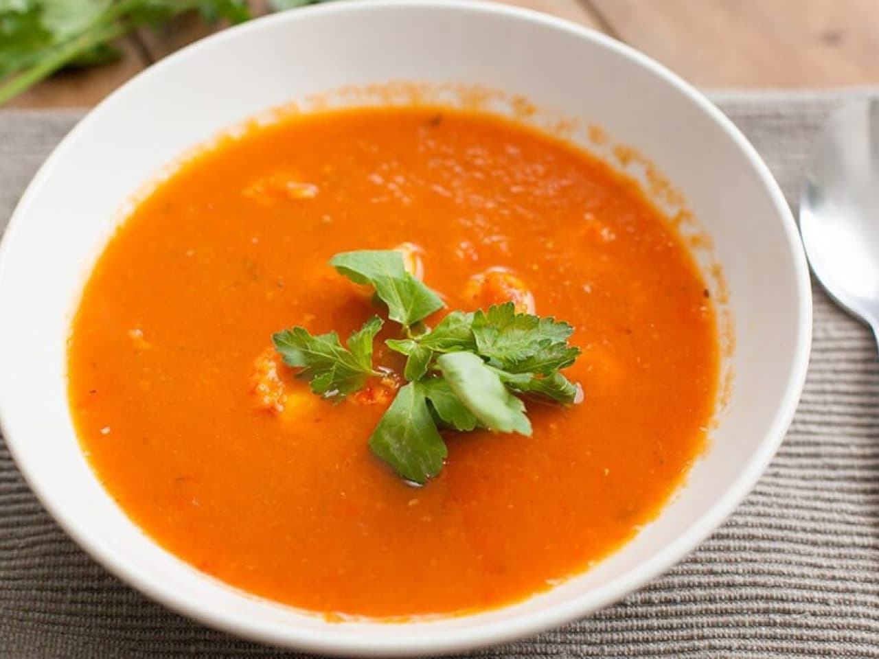 Sopa de cangrejo de río fácil