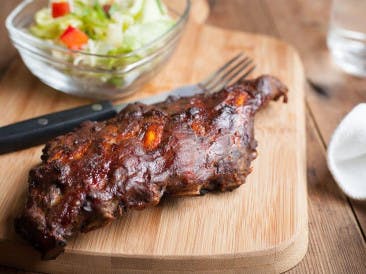 Oven cooked Paleo spare ribs