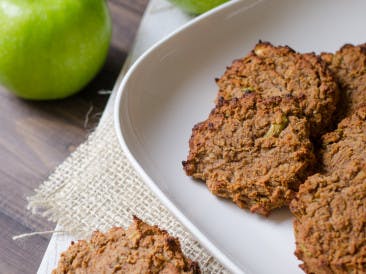 Apple and raisin breakfast cookies