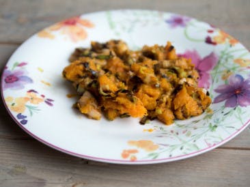Pumpkin Stir-fry dish
