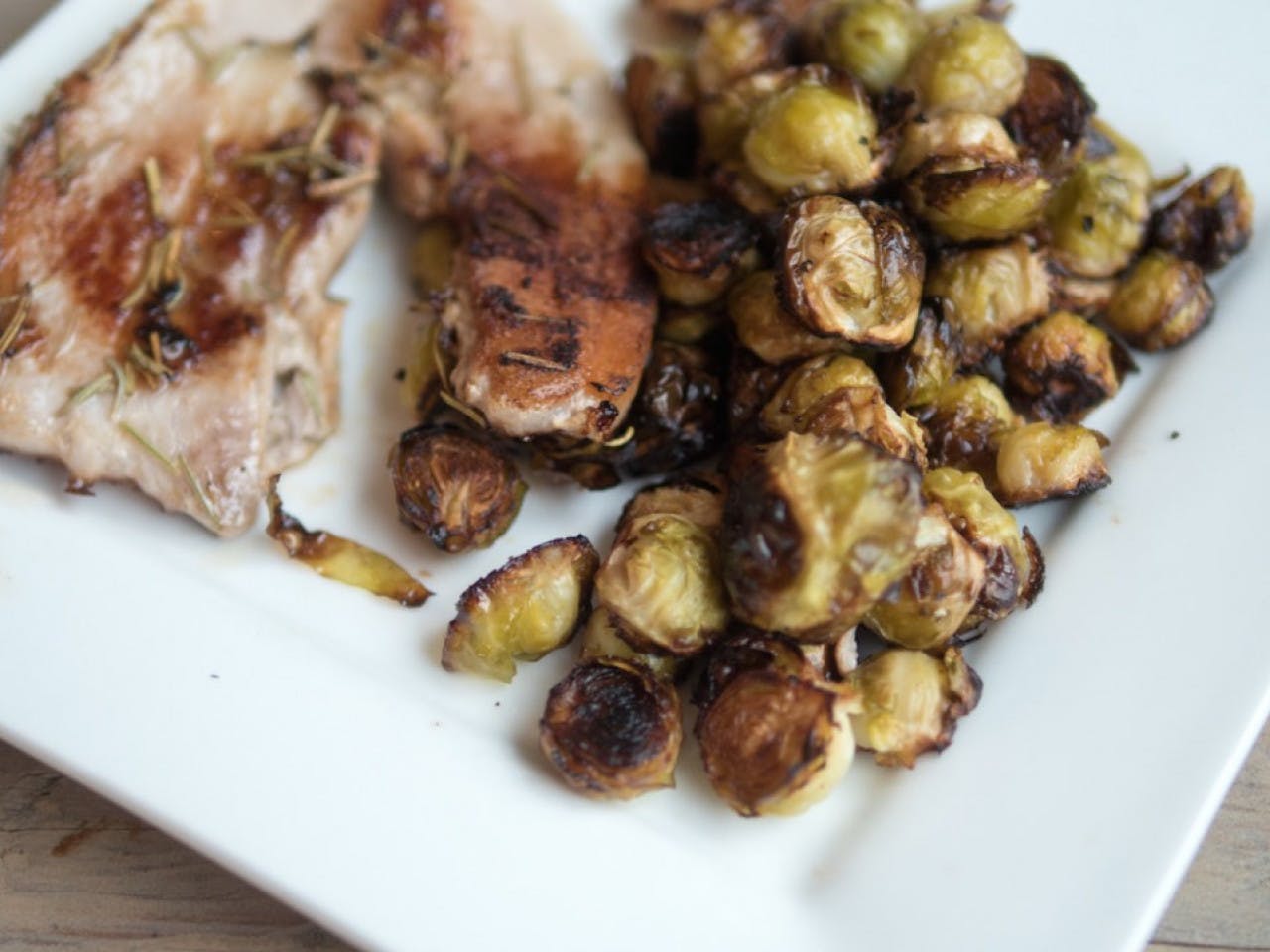Brussels sprouts with bacon