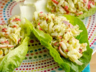 Krab-avocado salade