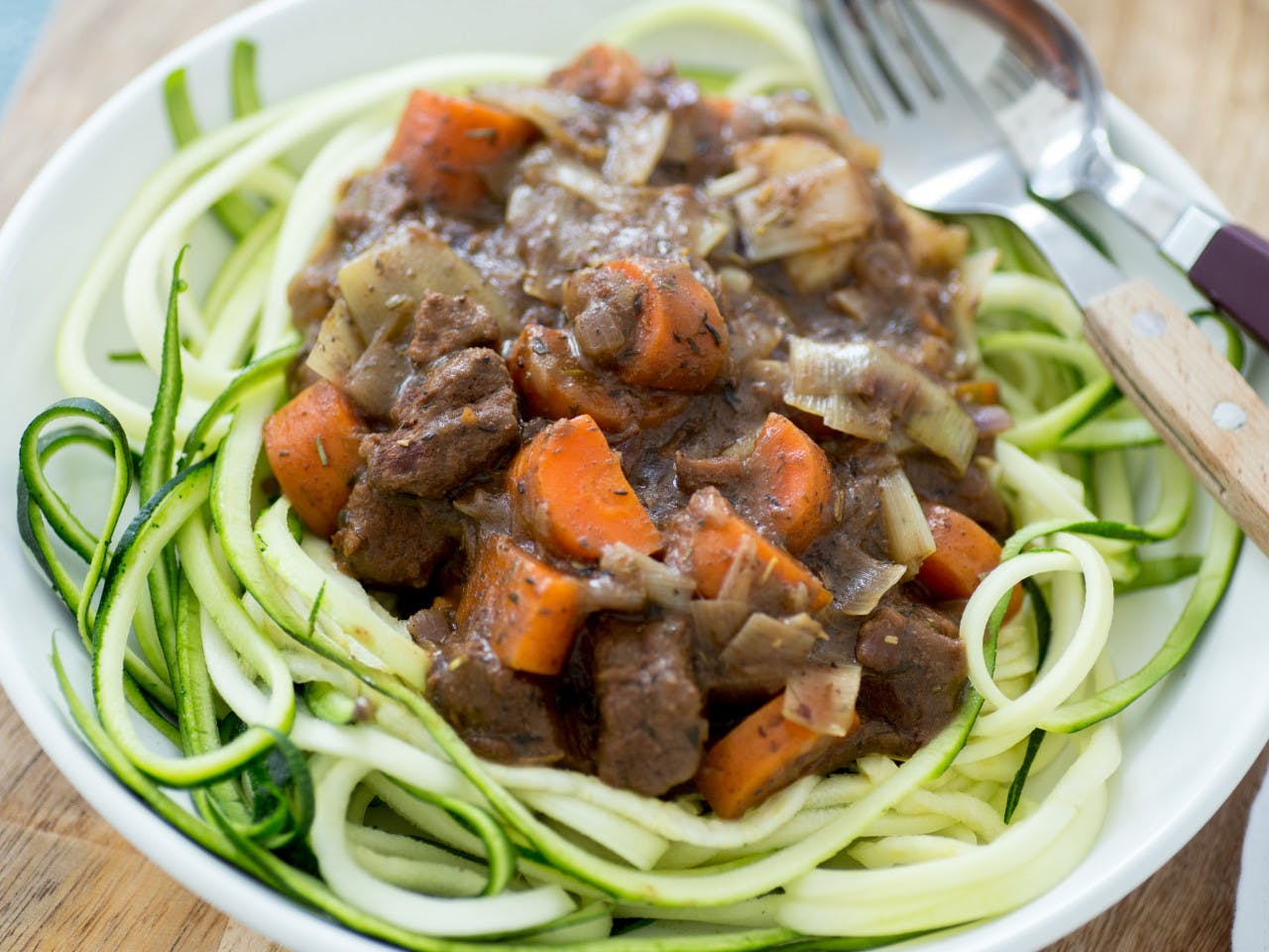 Beef ragu with zoodles