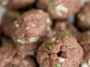 Oven baked meatballs