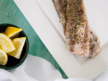 Herring with herbs