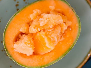Cantaloupe sorbet