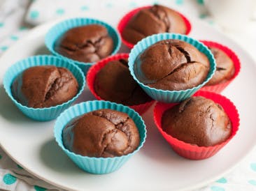 Chocolate breakfast muffins