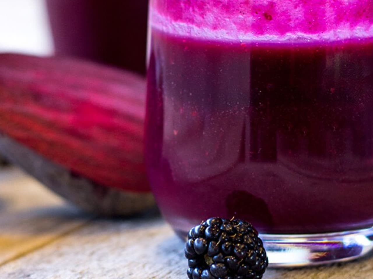 Chocolate beet smoothie