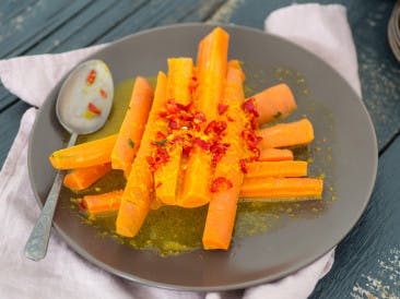 Carrot with orange and chili