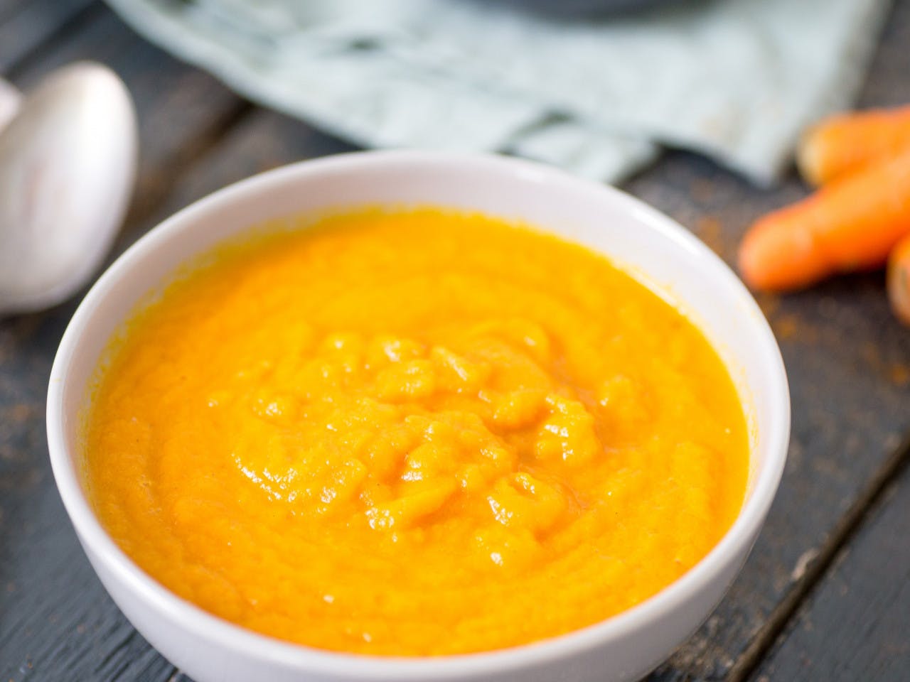 Budget carrot soup