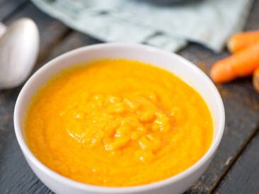 Budget carrot soup