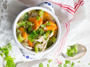 Cremige Hühnersuppe