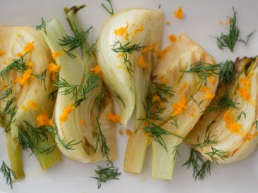 Fennel with orange and dill
