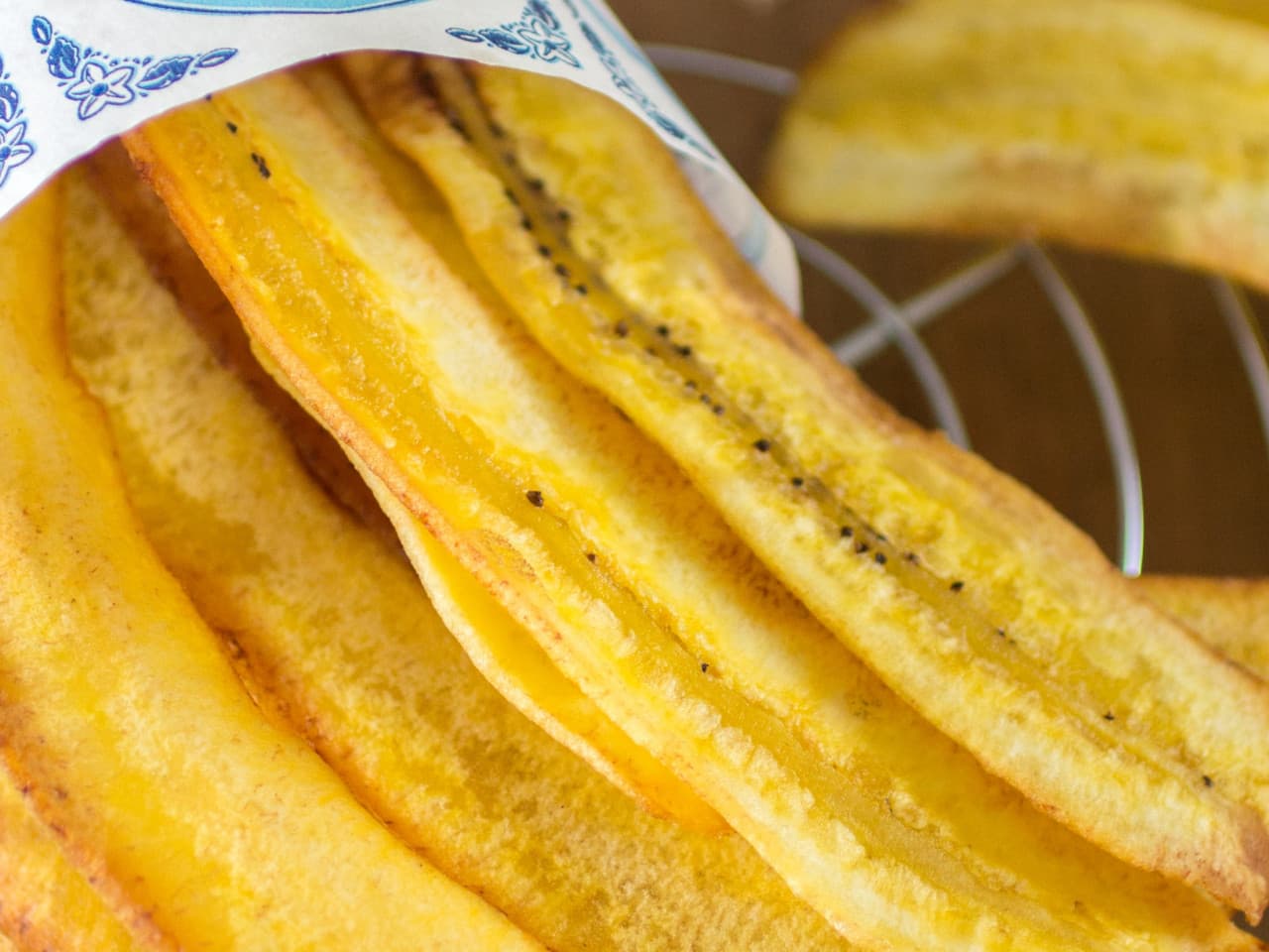 Chips de plátano verde